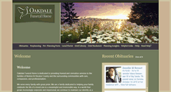 Desktop Screenshot of oakdalefuneralhome.com